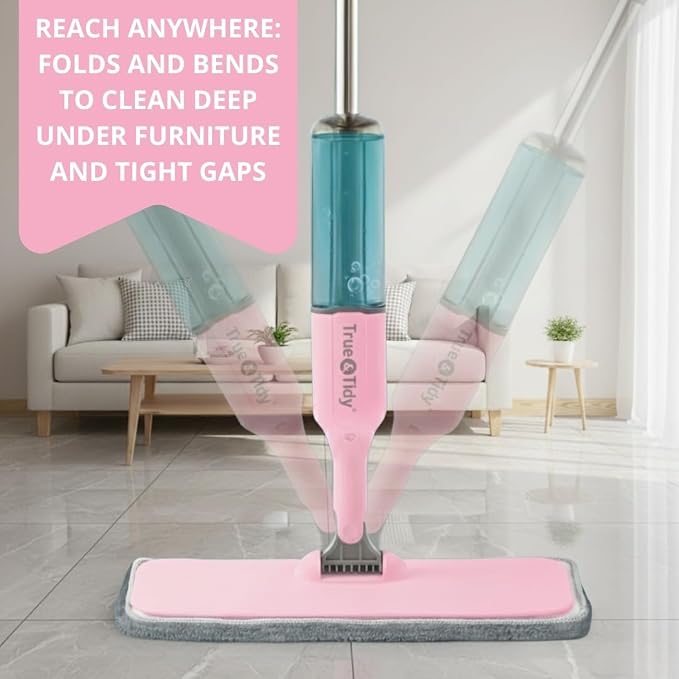 Heavy Duty Spray Mop for Floor Cleaning, Refillable Water Bottle