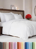 Duvet Cover Queen Size Set - Extra Soft Queen Duvet Cover 90" x 90" with 2 Pillow Shams for Women, Men, Kids & Teens - Hotel Luxury, Easy-Care w/ Zipper Closures & Ties - Comfy and Breathable (White)