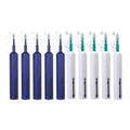 Xunsomten-10PC Fiber Cleaner Fiber Optic Tools Cleaning Pen for 1.25 mm & 2.5mm SC/FC/ST/LC/MU Connector Over 800 Cleans Fiber End Face Cleans & Optical Connector Cleans