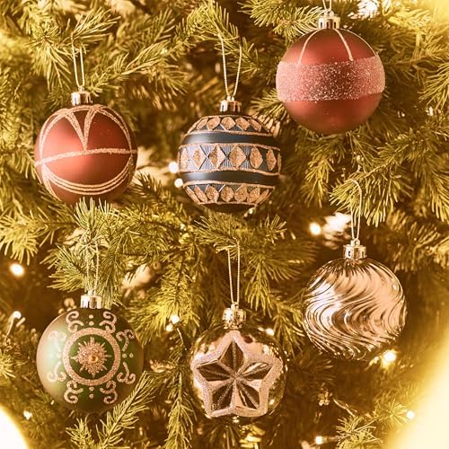 Valery Madelyn 16ct Christmas Tree Decorations Ball Ornaments 3.15 Inches