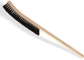 Carlisle FoodService Products 4541103 Plastic Block Narrow Radiator Brush, Horsehair/Polypropylene Bristles, 24" Length, 9" Brush Length, 2" Bristle Trim, Black (Case of 12)