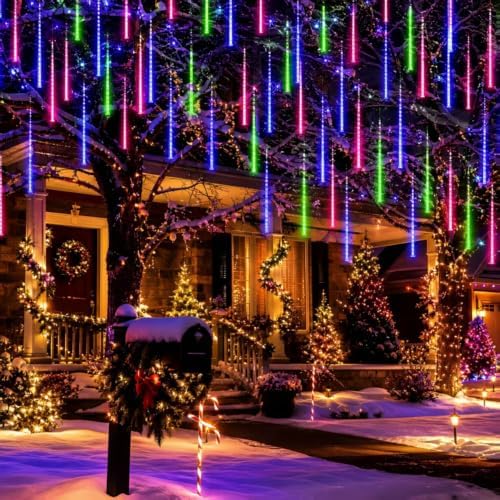 Aukora Outdoor Christmas Lights,Meteor Shower Lights UL Certified