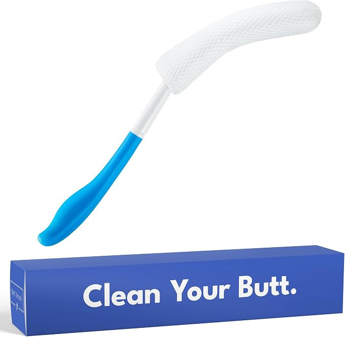 The Butt Brush - Dedicated Shower Brush - Easy Reach for All Body Types