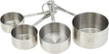 Cuisinart Mesh Strainers, 3 Count Set, CTG-00-3MS & CTG-00-SMP Stainless Steel Measuring Spoons, Set of 4 & CTG-00-SMC Measuring Cups, Set of 4, Silver