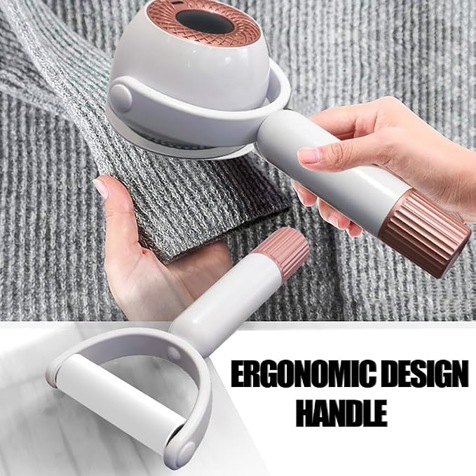 Fabric Lint Remover Set,USB Rechargeable Electric Fabric Shaver Fuzz Remover with Lint Brush,Reusable Sweater Defuzzer,Portable Sticky Lint Roller for Clothes,Furniture,Carpet,Couch