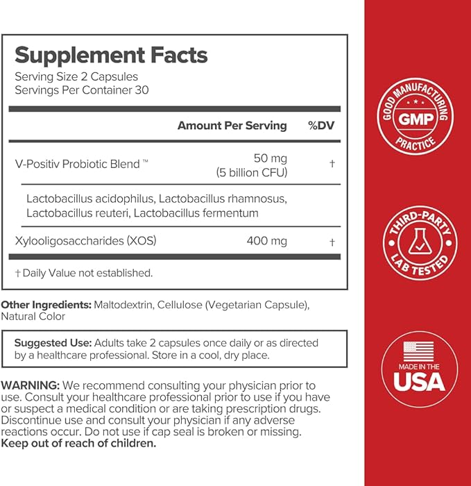 O Positiv URO Vaginal Probiotics for Women pH Balance with Prebiotics & Lactobacillus Probiotic Blend - Vaginal Health Supplement - Support Healthy Vaginal Odor & Vaginal Flora, 60 Count (Pack of 2)