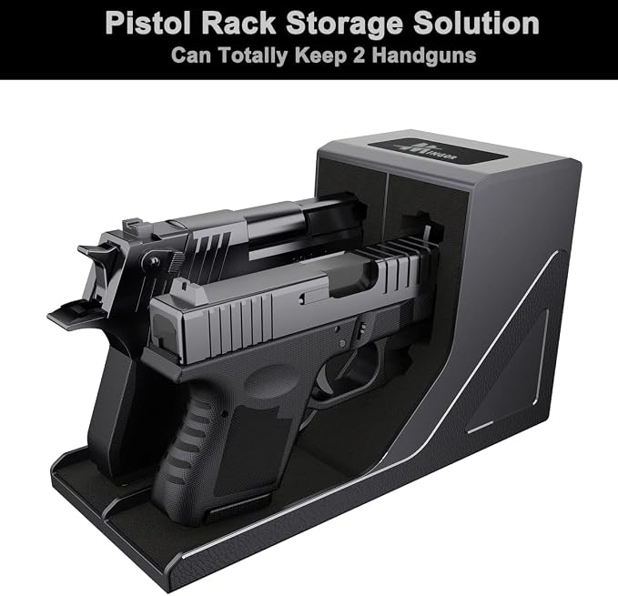 Pistol Rack Handgun Holder, Foam Protective Pistol Gun Magazine Stand Storage, Gun Safe Organizer Accessories