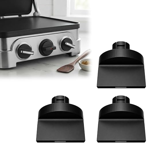 Control Knob Compatible with Cuisinart Griddle, Replacement Dial for Cooking Surface, Repair Part