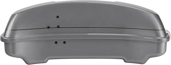 5.5" Razor Motorcycle Trunk W/Latch Key Fit For Harley 2014-2025 Touring CVO Road King Street Glide Electra Glide Ultra Limited Pack Dark Platinum Pinstripe