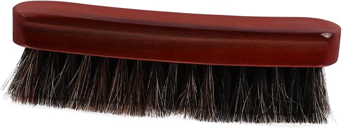 3pcs Laundry Scrubbing Brush Portable Wooden Shoe Cleaning Brush Horsehair Bristles for Shoe Polishing and Boot Care Ergonomic Grip Design for Comfortable Use