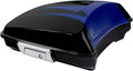 5.5" Razor Motorcycle Trunk W/Latch Key Fit For Harley 2014-2025 Touring CVO Road King Street Glide Electra Glide Ultra Limited Pack Candy Cobalt/Indigo Ink