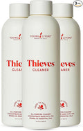 Young Living Thieves Household Cleaner Ultra Concentrated 14.4 fl oz – All Purpose Cleaner for Kitchen, Bathroom & Surfaces – Multipurpose Essential Oil Cleaner – 3 Pack
