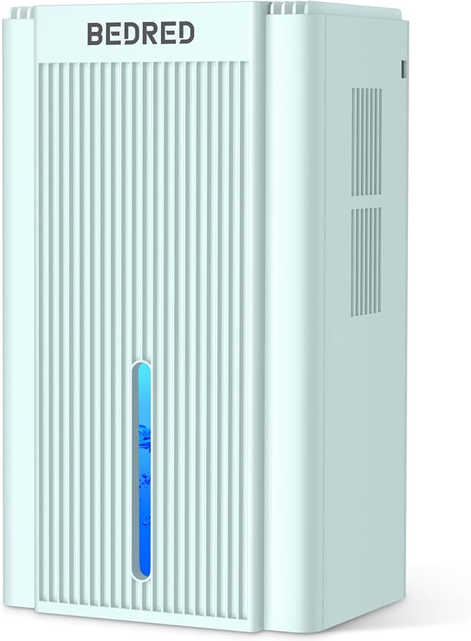 Dehumidifier, 95OZ Dehumidifier for Home 1000 Sq.Ft - Quiet with Auto Shut Off & Relaxing 7 Color Ambient Light,Ideal for Livingroom, Bedroom, Basement(Pale Turquoise)