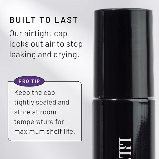 Lilac St Eternal Bond Lash Cluster Glue, Waterproof Brush Tip, Black, Mini | Quick-Drying Lash Adhesive for Eyelash Clusters with Long-Lasting Flexible Hold, Trial & Travel Size