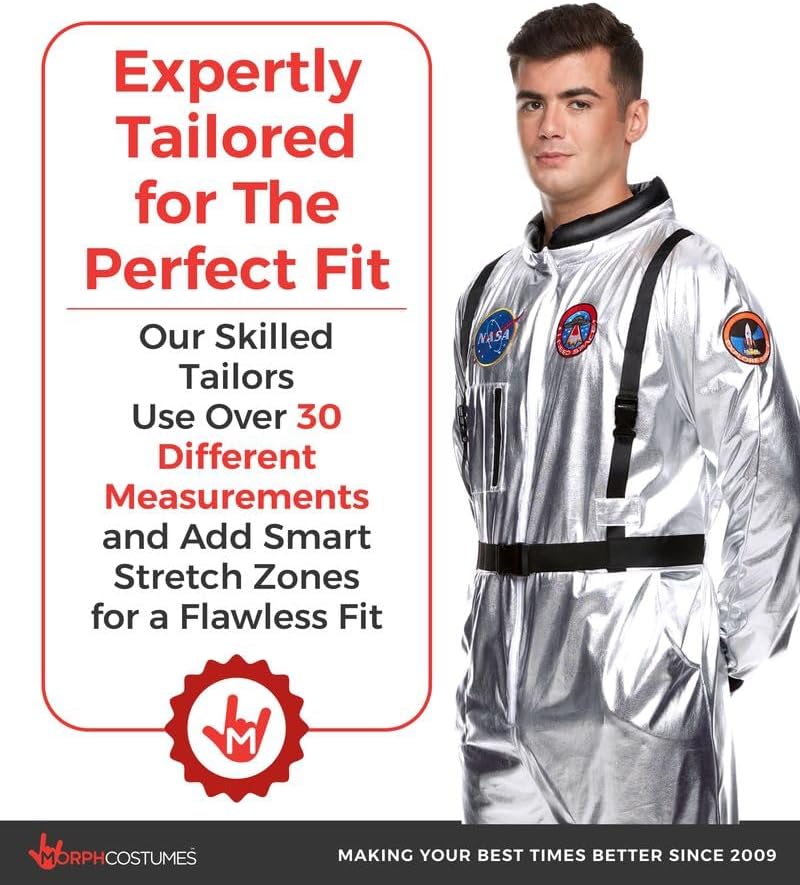 Morph, Astronaut Costume Men, Space Suit, Halloween Costumes for Men