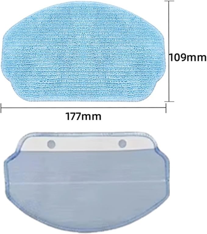 2/5 Pack Mop Cloth Cleaning Rag，Compatible For VCR04W，Robot Vacuum Cleaner Replacement Robot Sweeper Spare Part Accessories(5 PACK)