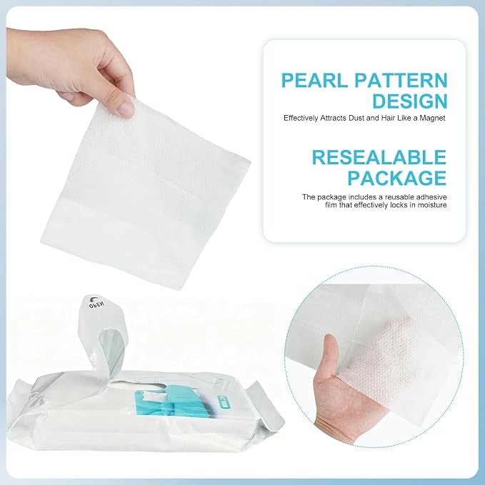 320 Pcs Wet Mop Pads Refills Disposable Moist Mopping Cloth Wipes Cleaning Sweeper Wet Refills for Wood Floor Tile Hardwood