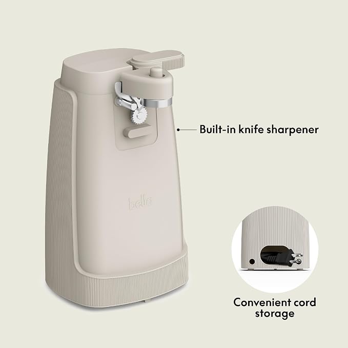 Electric Can Opener, Automatic One-Touch, Oatmilk