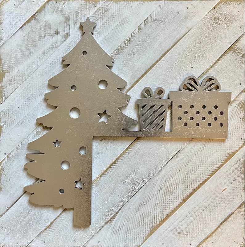 Christmas Door Topper Holiday Home Decor Funny Snowman Santa Claus Top Door Frame Corner Sign Decorations, Windows Walls DIY Craft for Christmas Party Ornament (E)