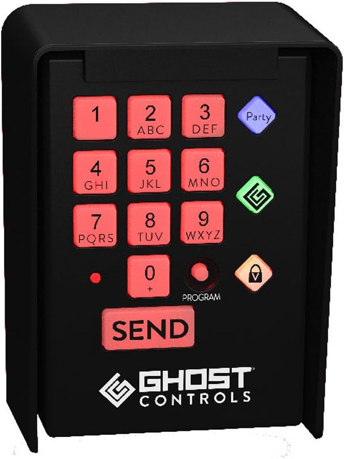 Ghost Controls Premium Wireless Keypad for Automatic Gate Openers - Model AXWK