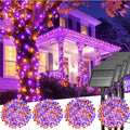 Minetom Halloween Solar Lights Outdoor,4Pack Total 160FT Halloweeen Light