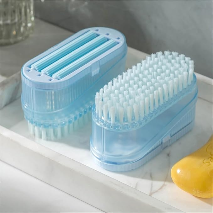 Soap Holder Soap Lathering Box with Roller Laundry Brush No Hand Scrub Multi Functional Drainer Organiser for Bathroom & Kitchen