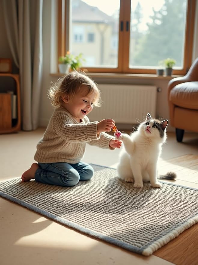 IM HOME Waffle Bath Mat Grey & Beige 5'x2', Boho Woven Modern Bath Mat Rugs, Absorbent Non Slip Bathroom Rugs, Soft Washable Bath Rugs with Tassels for Bathroom, Bedroom, Kitchen, Shower, Tub