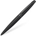 CROSS ATX Refillable Stainless Steel Ballpoint Pen with Diamond Pattern, Medium Ballpoint, includes Premium Gift Box and Black Cartridge, 1 Pack, Metallic Black