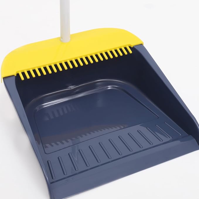 1set Broom and Dustpan Home Cleaning Soft Bristle Sweeping Tool Kit for Floors and Indoor Use Compact and Easy to Store for Keeping Your Space Tidy