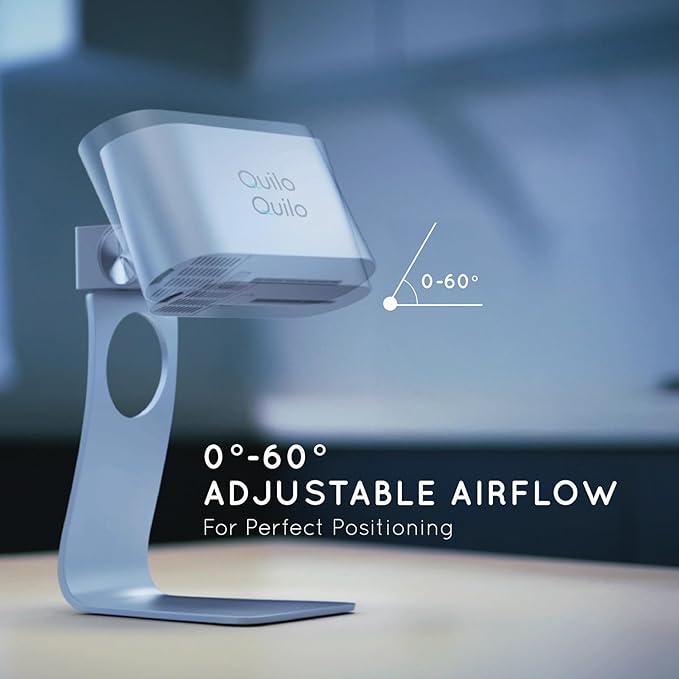 Quilo PALMZ™ Touchless Hand Dryer for Home & Small Spaces – Hygienic Alternative to Hand Towels | Compact Wall-Mount or Countertop | Dries Hands in ~15 Seconds | Modern Bathroom Upgrade