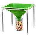 Extra Large Silicone Collapsible Funnel Compatible with Harvest Right Freeze Dryer,Wide Mouth Design Fit All Size Dryer Trays, Easy Transfer Food to Mason Jars and Mylar Bags.Freeze Dryer Accessories