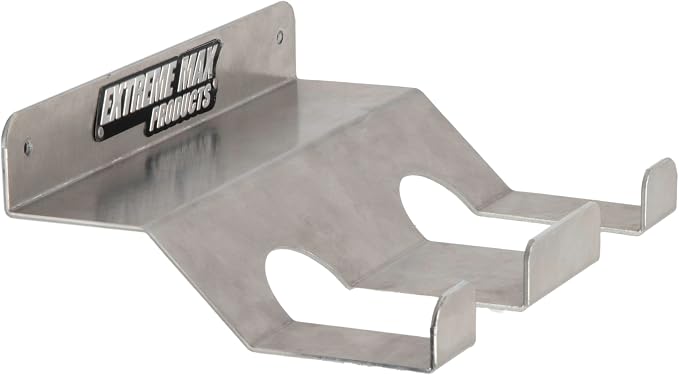 Extreme Max 5001.6285 Aluminum Tape Gun Holder for Enclosed Race Trailer, Shop, Garage, Storage - Silver