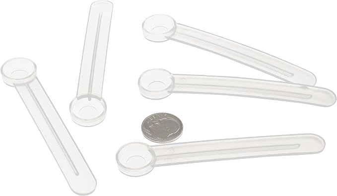 1/8 teaspoon scoop (1/8 teaspoon measuring spoon) plastic | FitPowders (1000, Clear)