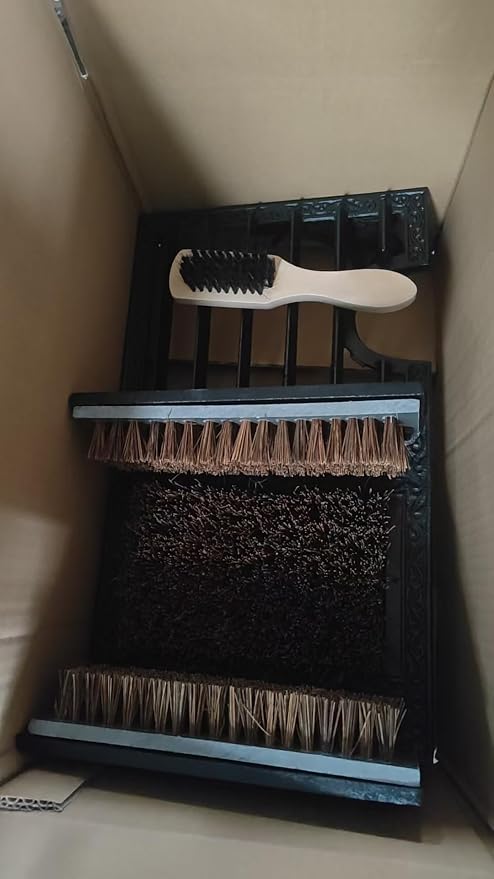 Heavy Duty Shoe Scraper and Boot Brush