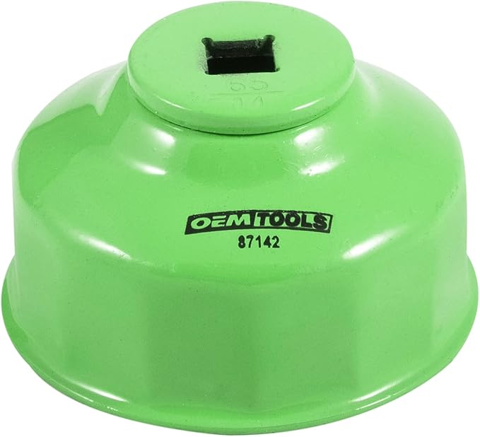 OEMTOOLS 87142 65mm 14 Flute Oil Filter Wrench, Economy Car Oil Filter Remover, Prevents Slippage and Stripping, 3/8 Inch Drive