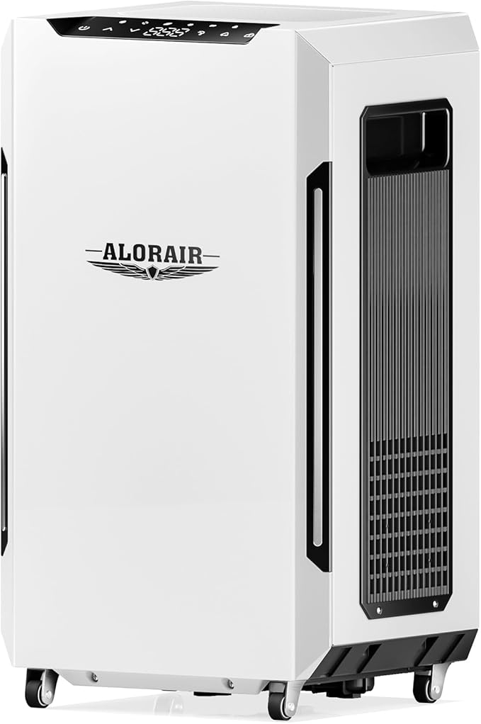 ALORAIR 120 Pints Commercial Grade Dehumidifier with Pump & Drain Hose SLGR Tech High Efficient Industrial Dehu for Bedroom, Basement, Bathroom, Home Use, Garage, Warehouse, 6 Years Limited Warranty