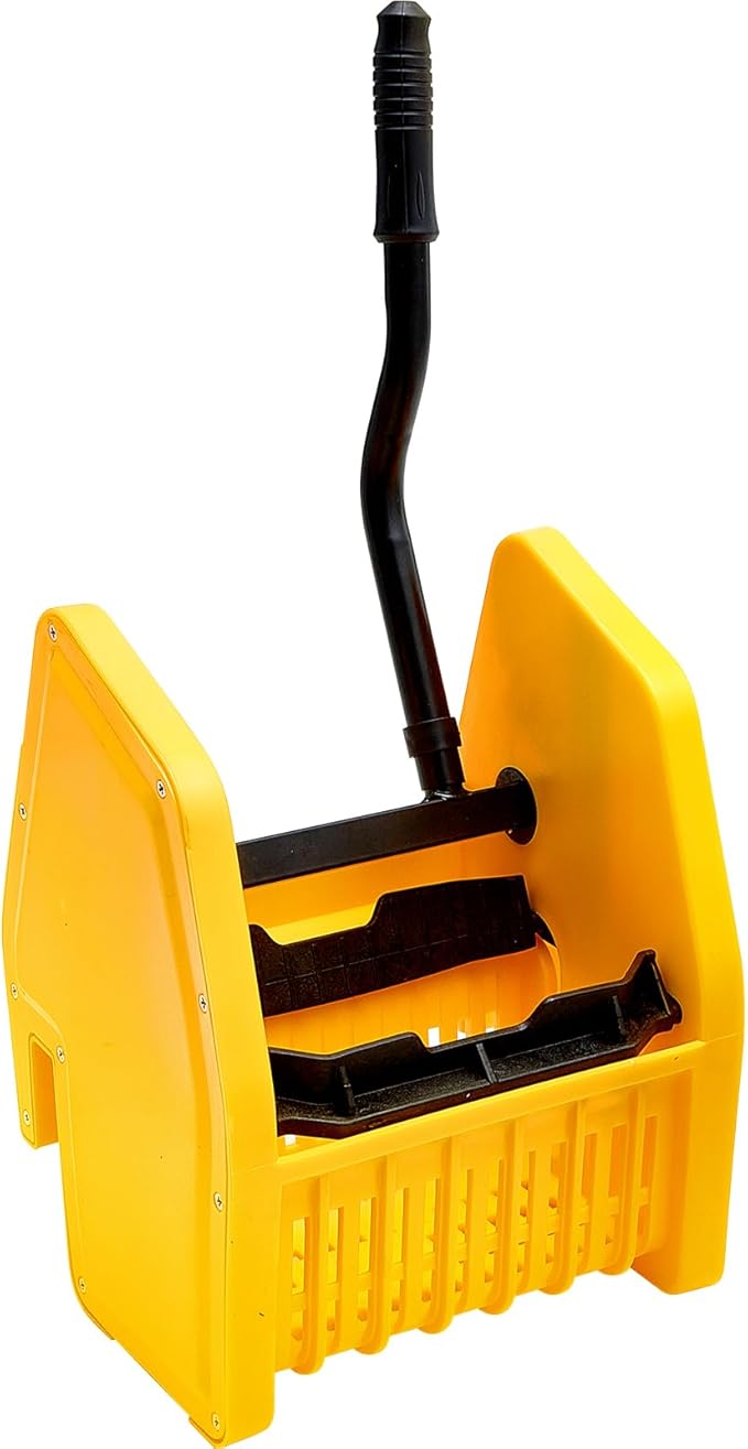 Sasylvia Yellow Mop Wringer Replacement Down Press Mop Bucket Wringer Industrial Cleaning Accessories for Commercial Floor Mopping Buckets Restaurant Supplies, 26quart or 33 Quart(Down Press)