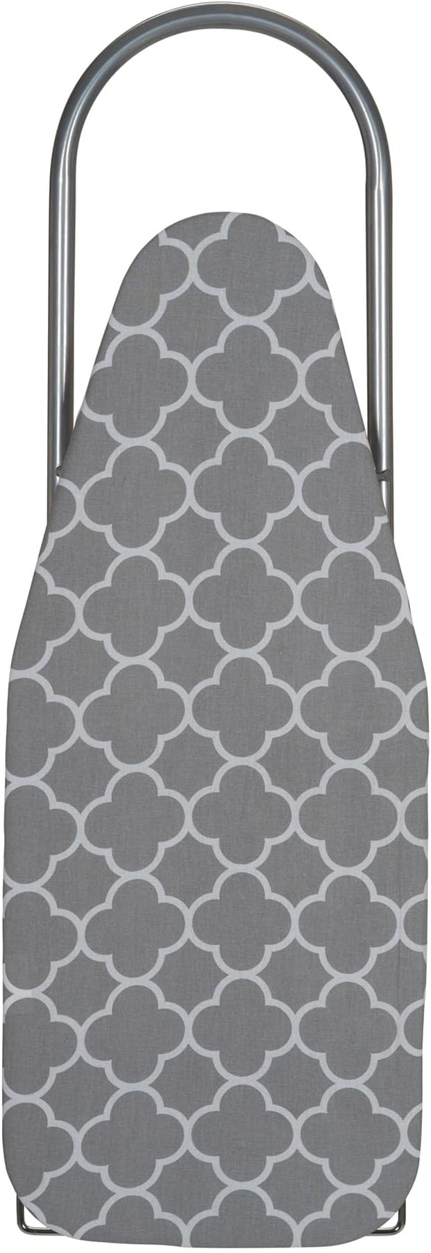 Household Essentials Tabletop Ironing Board, Durable Board with Iron Rest, Includes Door Hang, Perfect for Dorms and Small Spaces, Gray and White