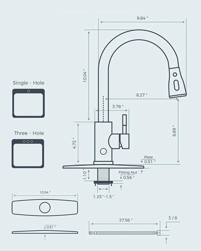 FORIOUS Touchless Kitchen Faucet with Pull Down Sprayer, Black Hands-Free Smart Motion Sensor Sink Faucet Single Handle Contemporary, Suitable for Farmhouse Laundry Camper RV Bar