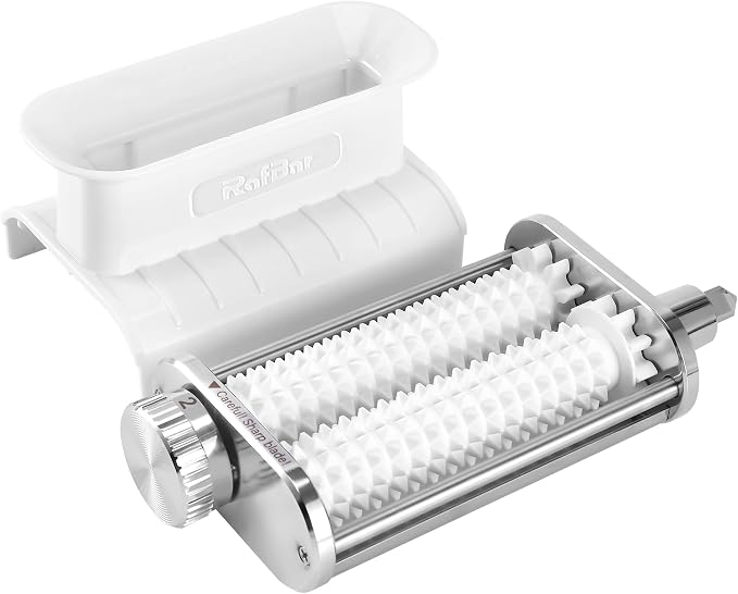 Meat Tenderizer Attachment for KitchenAid Mixer, 3 Thickness Settings | Fits KitchenAid Stand Mixers: Tenderizes beef, pork, lamb & venison — deeper marinade for juicier results