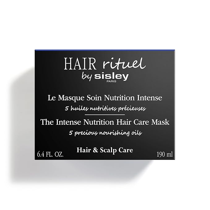 Sisley Paris The Intense Nutrition Hair Care Mask - 190 mL - Visibly Transforms Dry to Very Dry Hair - Rich, Creamy Texture - Fresh Scent