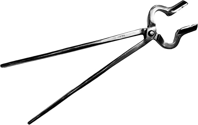 Caliburn 18.5" Heavy V-Bit Blacksmith Tongs
