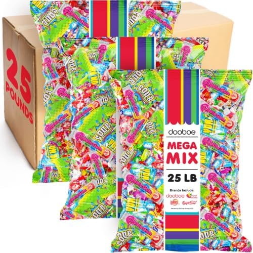 Halloween Big Bulk Candy, 25 Pounds, Wholesale Individually Wrapped Candies