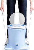 Manual Clothes Dryer Portable Mini Spinner Compact Spin Dryer Non electric Laundry Dryer for RV, Camping, School, Apartment, Dorm (Green)