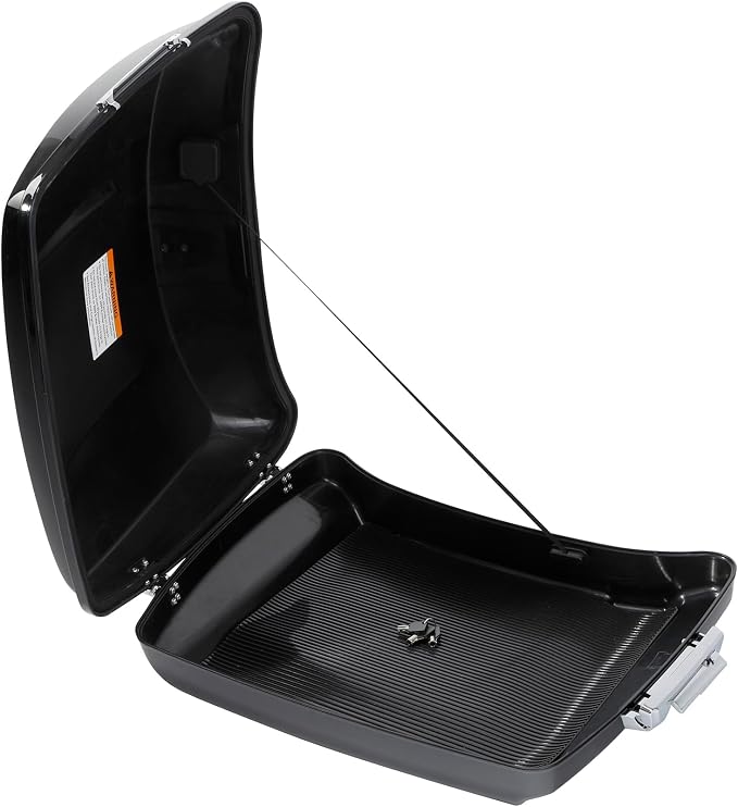 5.5" Razor Motorcycle Trunk W/Latch Key Fit For Harley 2014-2025 Touring CVO Road King Street Glide Electra Glide Ultra Limited Pack Candy Cobalt/Indigo Ink