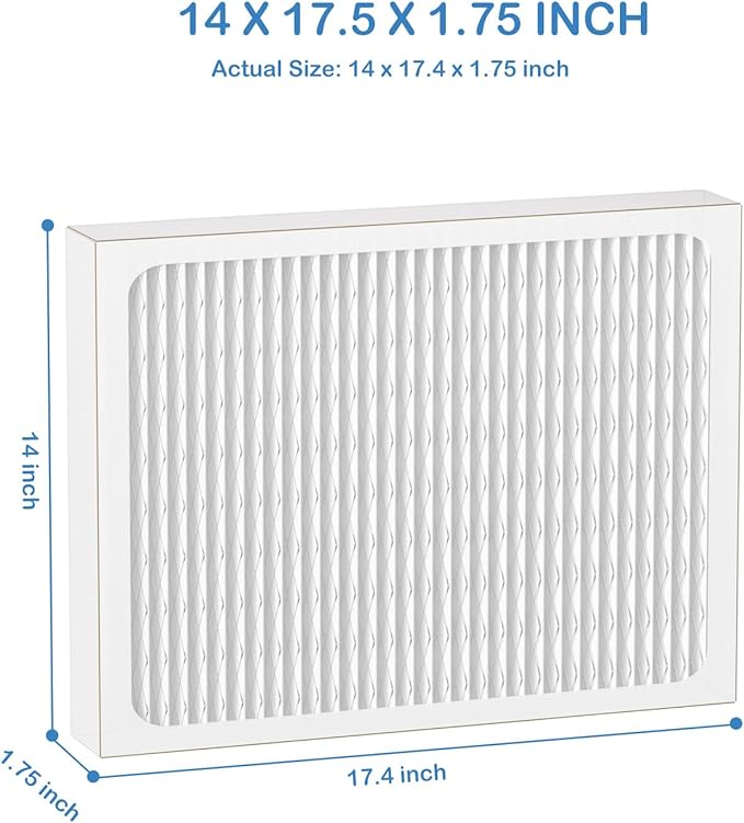 14 x 17.5 x1.75 MERV 13 Replacement Dehumidifier Filter Compatible with Santa Fe Advance90, Advance100, Advance120, Honeywell DR90 & DR120 dehumidifier Models, 4 Pack