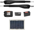 Mighty Mule MM572W Solar Package - Heavy Duty Dual Smart Gate Opener (10 Watt Solar Panel)