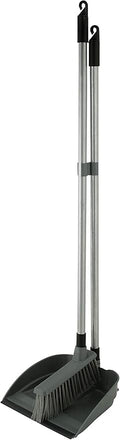 Superio Superio Heavy Duty Slim Broom with Folding Dustpan