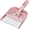 Broom and Scoop Set Dustpan Dust Brooms Sets Combination Cleaning Pet Hair Home Products Garbage Collector(Pink)