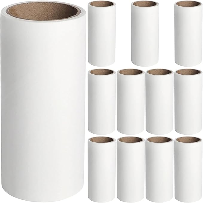 12Pcs Cleaning Accessories Hair Remover Roller Practical Lint Multifunctional Portable Tape(40 Tear)